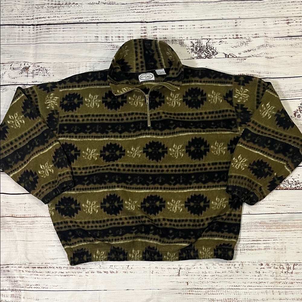 Vintage Bugle Boy For Her Quarter-Zip Fleece